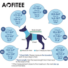 AOFITEE Dog Anxiety Vest ear cover shown with the wrap.