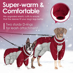 AOFITEE dog coat fleece lining shown in a close-up detail.