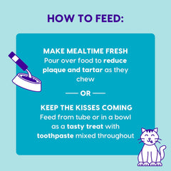 ARK NATURALS Kiss Me-Ow cat treats shown with tuna, chicken, and salmon flavors.