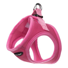 Bark Appeal dog harness shown from the front in hot pink.