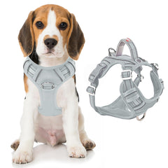 BARKBAY dog harness shown from the front with its vest design.