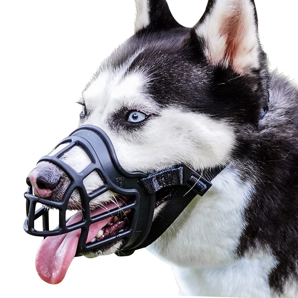 BARKLESS basket dog muzzle shown from the front.