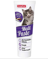 Beaphar Malt Paste anti-hairball paste for cats shown in its 100 g tube.