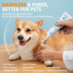 Close-up of the gel texture of Blessmeet Pet Wound Care Hydro Gel.