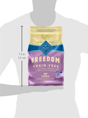 Blue Buffalo Freedom cat food chicken recipe packaging detail.