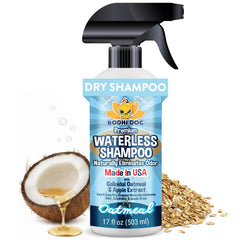 Bodhi Dog Waterless Shampoo bottle shown from the front.
