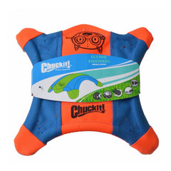 Chuckit! Small Flying Squirrel dog toy shown from the front.
