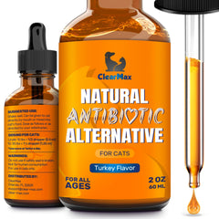 Clear Max cat liquid supplement shown from the front.