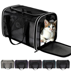CRKOIAXEP soft-sided pet carrier shown from the front.