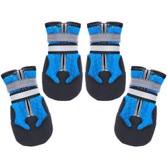 Dimicoo dog boots shown from the front as a complete pair.