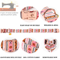 DOGWONG dog collar detail showing its quick-release metal buckle.
