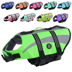 EMUST Dog Water Vest shown from the front in a bright color.