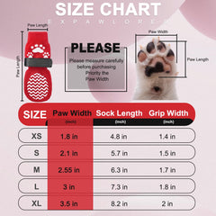 EXPAWLORER dog socks showing the round dotted grip surface.