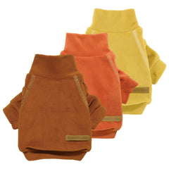 Fitwarm dog sweater shown from the front to display its pullover shape.