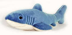 Fluff & Tuff Tank The Shark Tuff Dog Toy shown from the front.