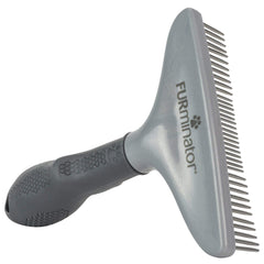 FURminator Grooming Rake shown from the front.
