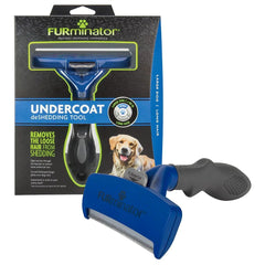 FURminator large dog undercoat deShedding tool shown from the front.
