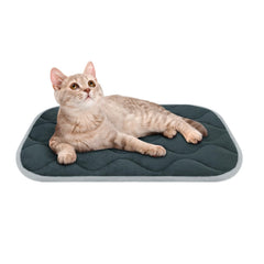 furrybaby Dog Bed Mat shown from the front in grey.