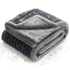 FWERDG Waterproof Dog Blanket shown from the front in Dark Grey.