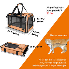 GAPZER pet carrier with its roll-down blinds shown.