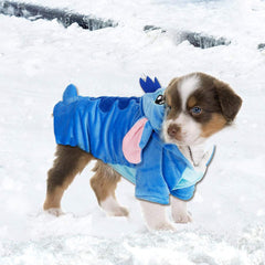 Gimilife dog costume sticky strap fastening shown close up.