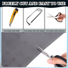 Haiabei aquarium mesh divider with mesh sheets joined into a larger panel.