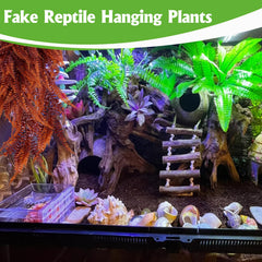 Hamiledyi Reptile Plants set with four vines and suction cups.