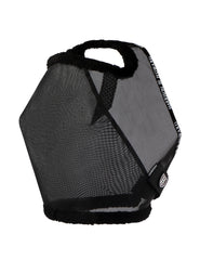 Harrison Howard mesh horse fly mask with a close view of its fine mesh.
