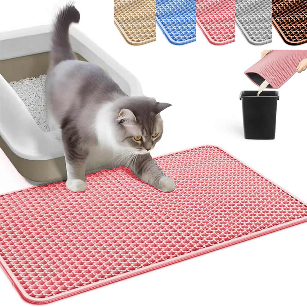 HCY&WLD cat litter mat shown from the front.
