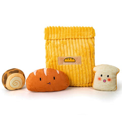 Hollypet Bread dog toy showing its hide-and-seek space.