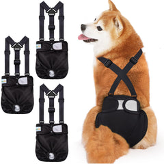 Idepet female dog diaper shown from the front.