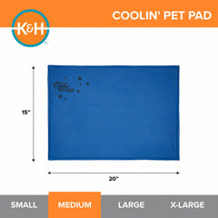 K&H Pet Products Coolin' Pet Pad viewed from above to show its full surface.