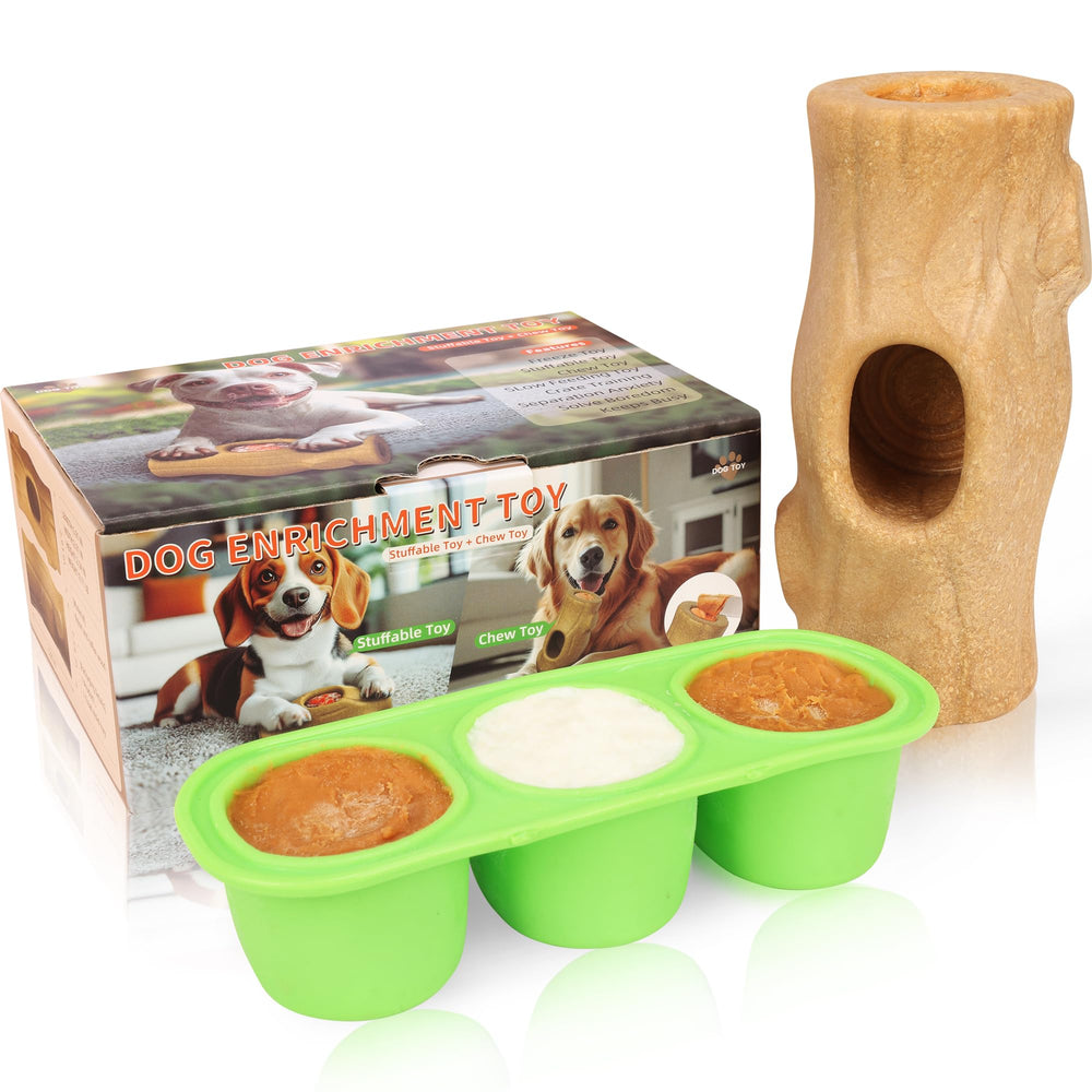 Kogven dog chew toy shown from the front.
