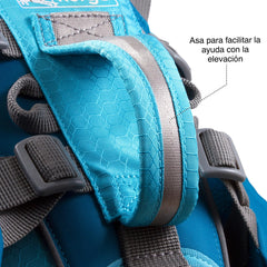 Kurgo Baxter Dog Backpack Harness detail showing the rear leash ring.