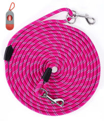 Lanwandeng long dog leash shown in a full product view.