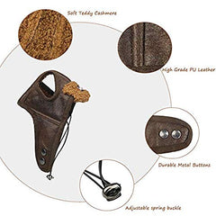 Leconpet Dog Aviator Hat with its ear flaps visible.