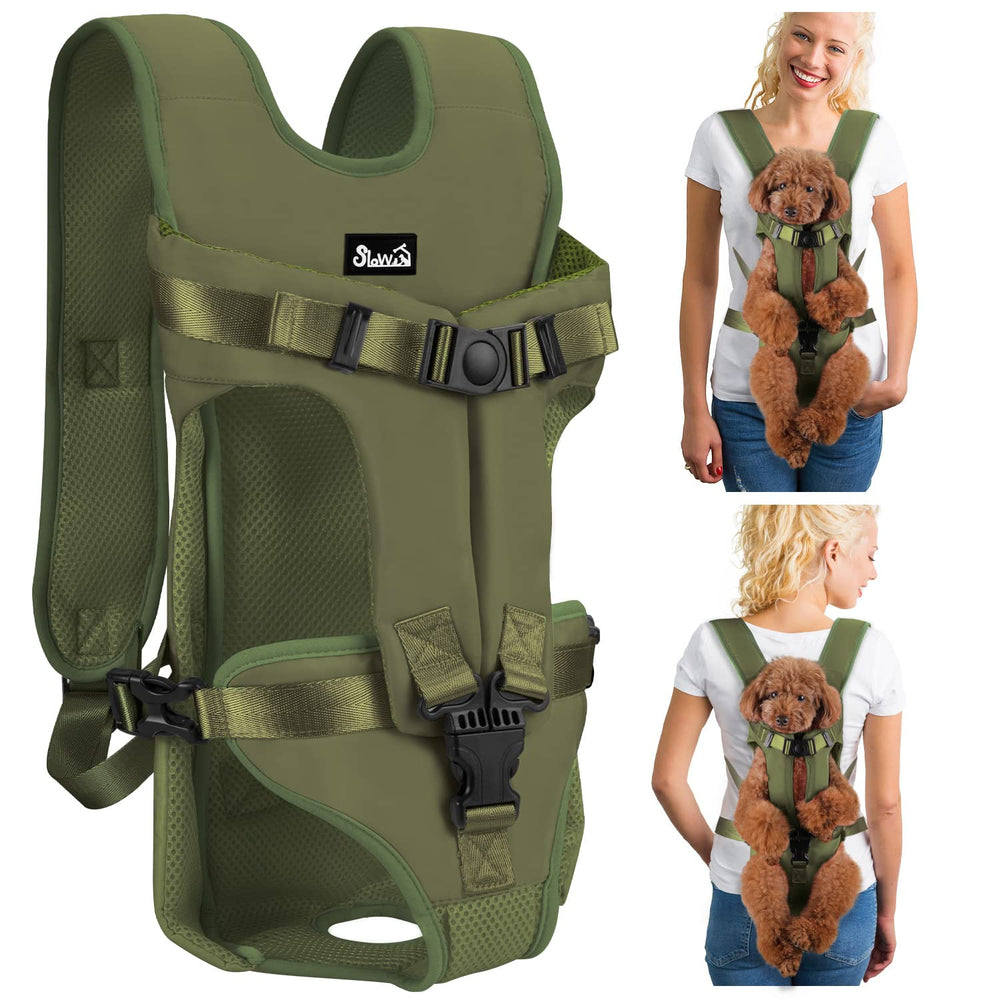 Lukovee Dog Backpack Carrier shown from the front.