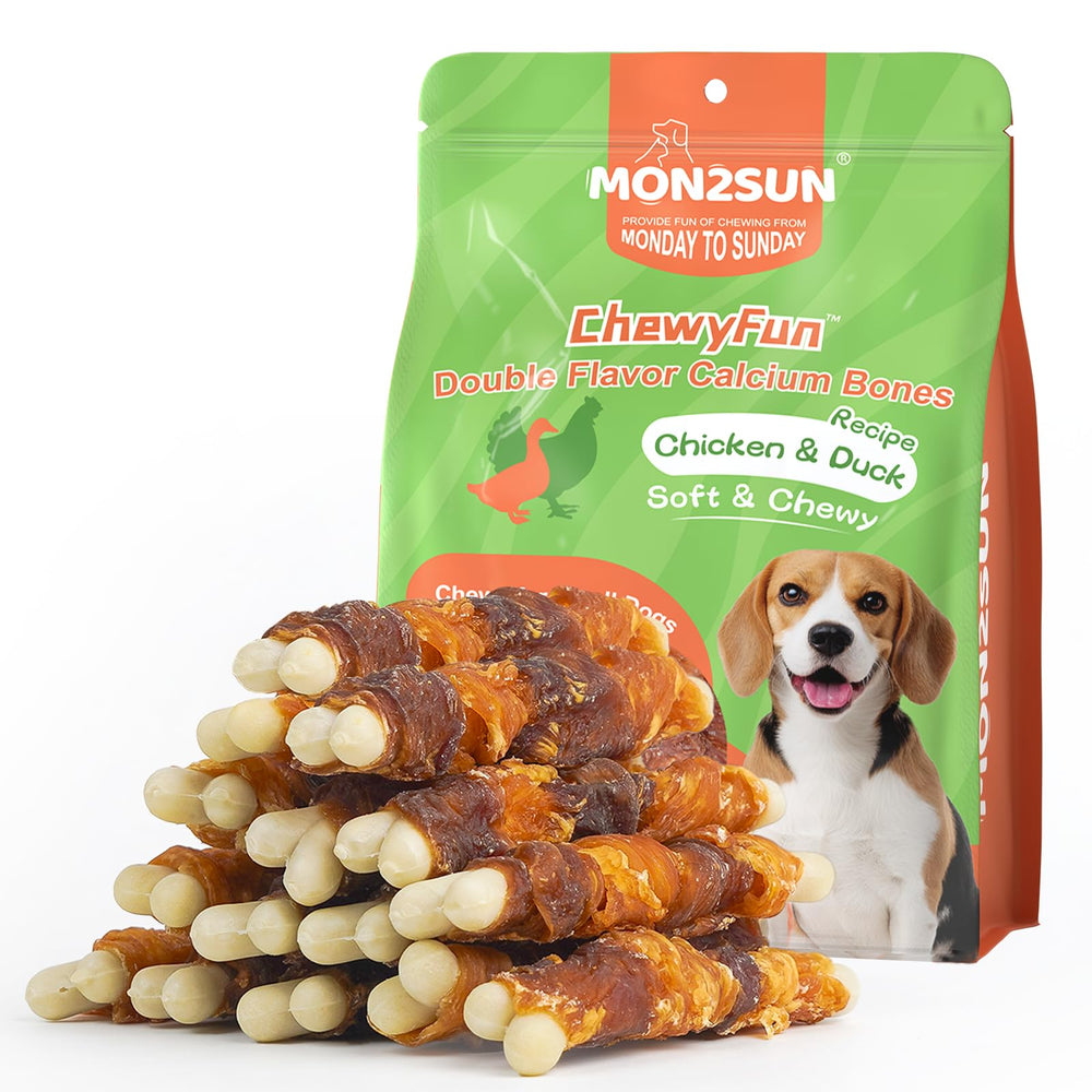 MON2SUN dog treats shown from the front.