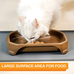 Neater Pet Brands Little Big Bowl shown from the side to display its profile.