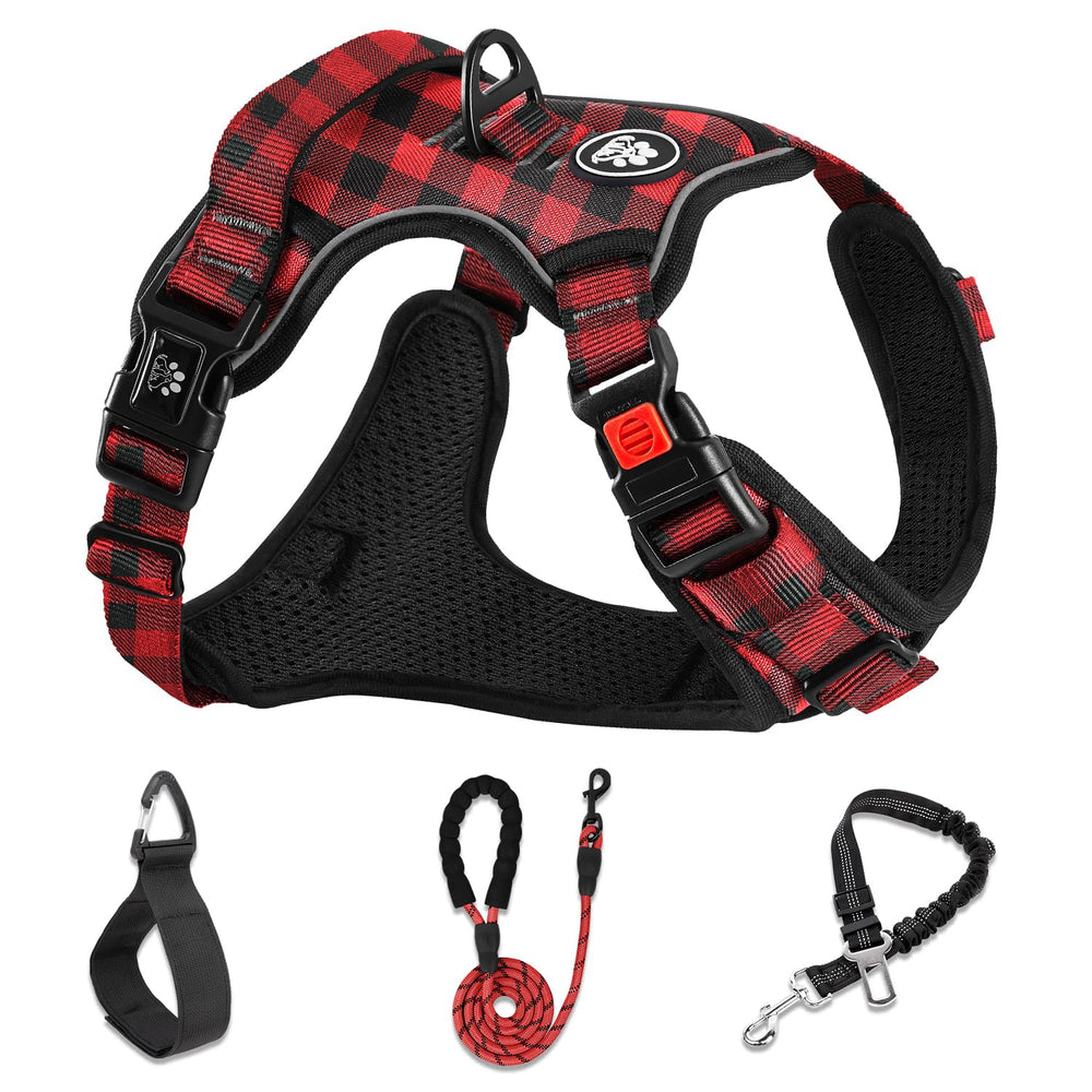NESTROAD dog harness shown from the front.
