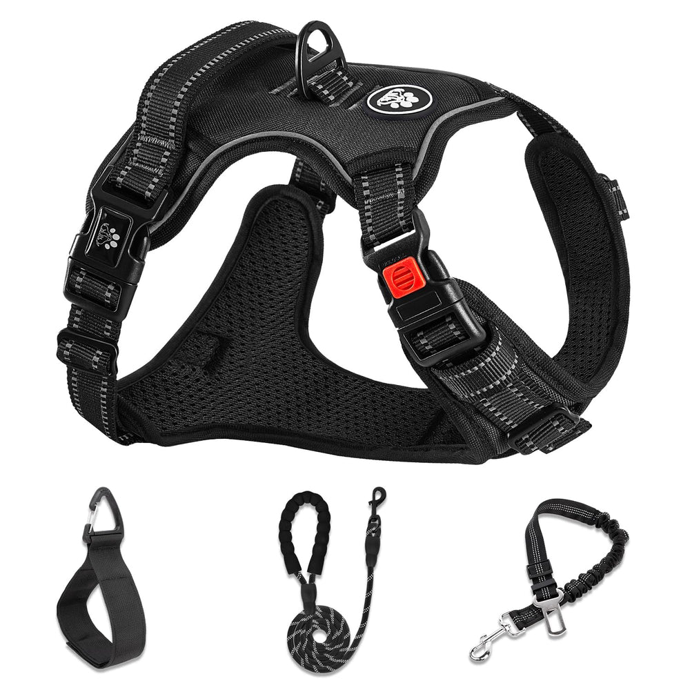 NESTROAD dog harness shown from the front.