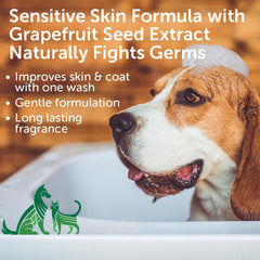 Nootie Pet Shampoo with a focus on its grapefruit seed extract.
