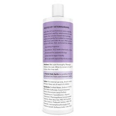 Nootie puppy shampoo highlighting its natural ingredients.