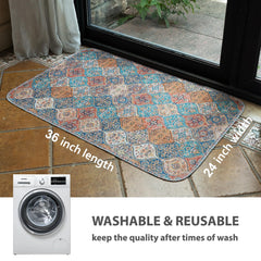 nunubaby washable dog pee pad detail showing the non-slip backing.