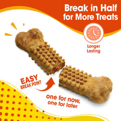 Nylabone Nubz dog treats featuring their real chicken recipe.
