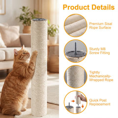 ondware replacement scratching post screws and bolts supplied for installation.