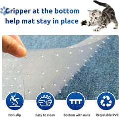 Oroonoko Carpet Protector detail showing the ribbed surface.