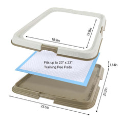 PAWISE dog pee pad holder snap-in frame shown in close-up.
