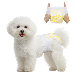 Pet Soft female dog diapers shown from the front.