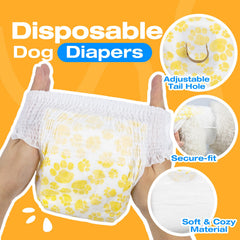 Pet Soft female dog diaper waistband shown in close-up.